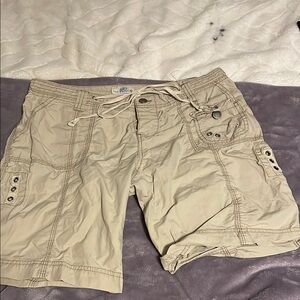 SO Tan Cargo Shorts with Adjustable Waistband